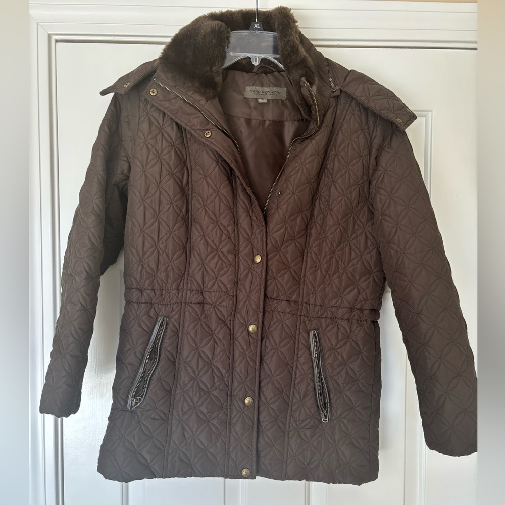Marc New York Brown Quilted Women's Jacket